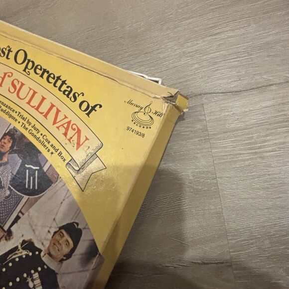 Gilbert & Sullivan 8 LP Box Set The Greatest Operettas Murray Hill Vinyl VG+1979 - Picture 5 of 10